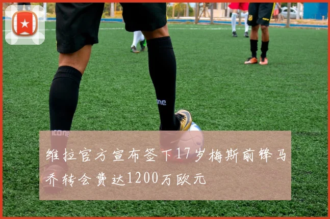维拉官方宣布签下17岁梅斯前锋马乔转会费达1200万欧元